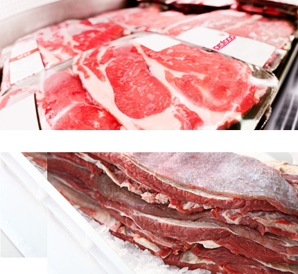 豬肉、牛肉、海鮮和蔬菜