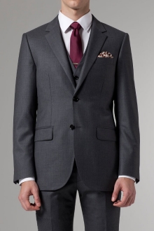 灰色三件套商務正裝cliya-061802