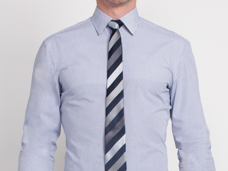 細紋正裝襯衫