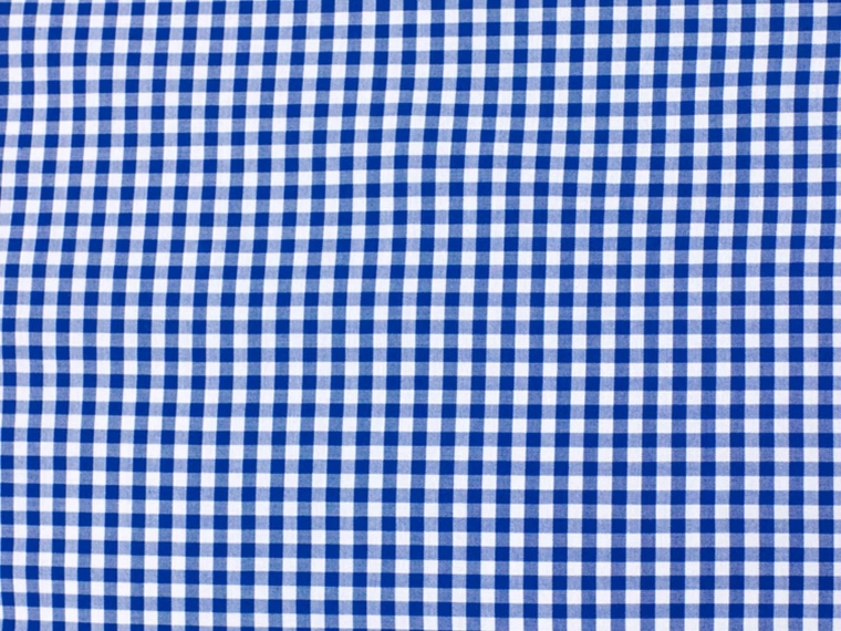 藍色方格細紋正裝襯衫